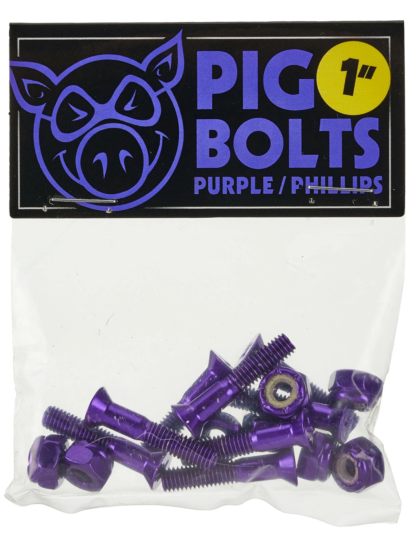Pig 1" Phillips Hardware - Purple