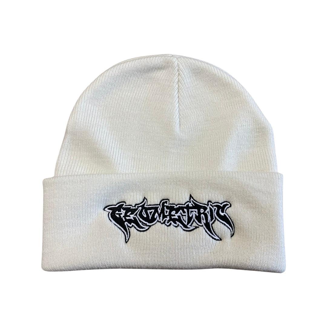 Geometric Tribal Beanie - (ECRU)